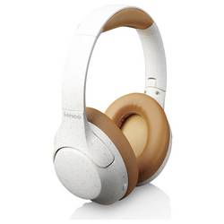 Lenco HPB-830GY sluchátka uzavřená (Over Ear) Bluetooth® bílošedá