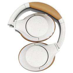 Lenco HPB-830GY sluchátka uzavřená (Over Ear) Bluetooth® bílošedá