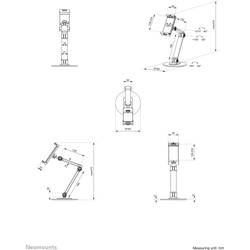 Neomounts DS15-550WH1 stojan na tablet Univerzální 12,4 cm (4,9) - 32 cm (12,6)