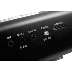 Technaxx MusicMan MA Lautsprecher mini reproduktor AUX, FM rádio, USB, SD paměť. karta černá