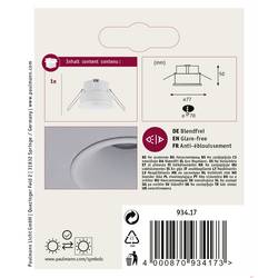 Paulmann Cymbal vestavné svítidlo LED 10 W IP20 bílá (matná)