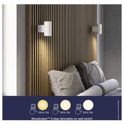 Nordlux Curtiz 2110551001 nástěnné světlo Energetická třída (EEK2021): F (A - G) LED bílá