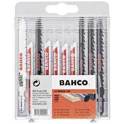 Bahco 91-MIXED-10P Sada pilových listů do nožových pil na dřevo a kov - 10 ks 1 sada