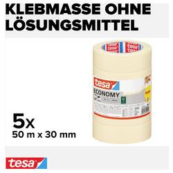 tesa Economy 55349-00000-00 malířská krycí páska bílá (d x š) 50 m x 30 mm 5 ks