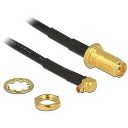 Delock pro Wi-Fi antény kabel [1x Zásuvka RPSMA - 1x MMCX zástrčka] 0.32 m černá