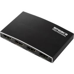 SpeaKa Professional SP-HDMIS-230 4 porty HDMI rozbočovač UHD 3840 x 2160 Pixel černá