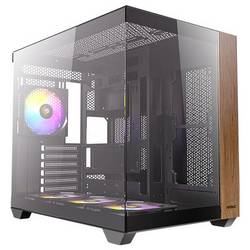 Antec CX800 Wood midi tower herní pouzdro černá, dřevo prachový filtr