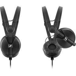 Sennheiser HD 25 Plus DJ sluchátka otevřená (On Ear) kabelová černá
