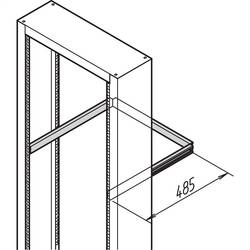 nVent SCHROFF 20118460 kabelová příčka s odlehčením tahu (š x v x h) 150 x 30 x 630 mm 1 ks Piece