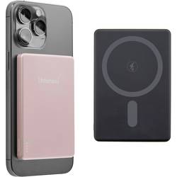 Intenso Intenso Power Bank MW5000 rose powerbanka Li-Pol, 5000 mAh, Dodávka energie, USB-C®, růžová