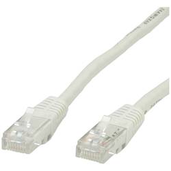 Value 21.99.0505 RJ45 síťové kabely, propojovací kabely CAT 5e U/UTP 5.00 m šedá nestíněný 1 ks