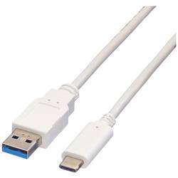 Value USB kabel USB 3.2 Gen1 USB-A zástrčka, USB-C ® zástrčka 0.50 m bílá stíněný 11.99.9010
