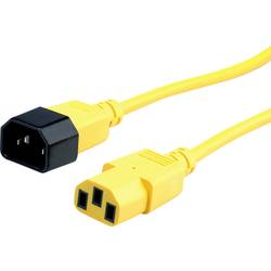 Roline 19.08.1532 napájecí kabel žlutá 3.00 m PVC plášť
