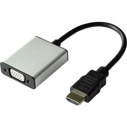 Value HDMI / VGA kabelový adaptér Zástrčka HDMI-A, VGA pólové zásuvka 0.15 m černá 12.99.3119 s USB HDMI kabel