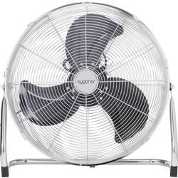 Sygonix FE-50A podlahový ventilátor 140 W (Ø x v) 590 mm x 590 mm stříbrná