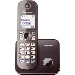 Panasonic KX-TG6811 DECT, GAP bezdrátový analogový telefon handsfree mocca