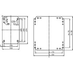Schneider Electric NSYMM43 Mounting plate (d x š x v) 400 x 300 x 400 mm pozinkovaná ocel kov 1 ks