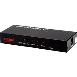 Roline HDMI rozbočovač UHD 3840 x 2160 Pixel černá