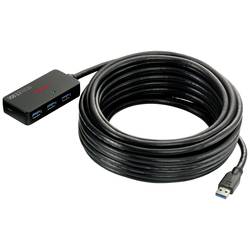 Roline 12.04.1098 USB Hub 4 porty USB-A USB 3.2 Gen1 5 GBit/s černá