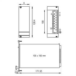 nVent SCHROFF 31006677 Přední panel 1 ks