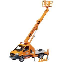 bruder Mercedes Benz Sprinter pracovní jeviště s Light a zvukovým modulem hotový model Model užitkového vozidla