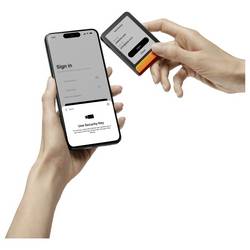 Ledger Flex Orange + Recovery Key Hardwarová peněženka oranžová Bluetooth 1 ks FLEX-ORABTC-RKEY-ESDEPTIT