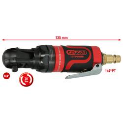 KS Tools 515.5505 Pneumatická přepínací ráčna vnější čtyřhran 1/4 (6,3 mm) 6.3 bar