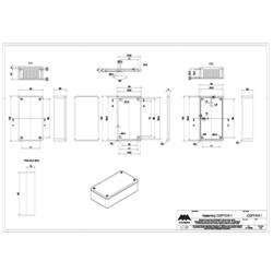 TEKO COFFER 1.9 COFFER 1.9 elektronická krabice 100 x 55 x 29 x 100 ABS černá 1 ks