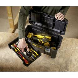 STANLEY Werkzeugbox Essential Kunststoff 480x250x250mm Metallverschluss STST1-75521 kufřík na nářadí, plast