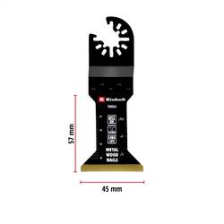 Einhell 708054 Tauchsägeblatt BIM-TI, 45mm bimetalový ponorný pilový list 45 mm 1 ks