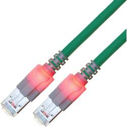 Easylan CS1OTCDCD0010 RJ45 síťové kabely, propojovací kabely CAT 6 S/FTP 1.00 m tyrkysová dvoužilový stíněný, bez halogenů, samozhášecí 1 ks