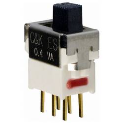 C & K Switches ES21MCBE posuvný přepínač 20 V 2x zap/zap IP57 1 ks Tray