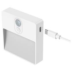 Ansmann Sensor-Nachtlicht NL5R wiederaufladbar 1600-0481 noční světlo s pohybovým senzorem kulatý LED teplá bílá bílá