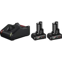 Bosch Professional 1600A01B20 GAL 12V-40 +2x GBA 6.0Ah akumulátor do nářadí a nabíječka 12 V 6 Ah Li-Ion