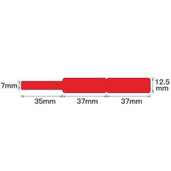 NIIMBOT etikety (role) 72 x 12.5 mm červená 65 ks A2K18638001 kabelové štítky