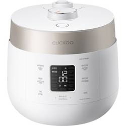 Cuckoo CRP-ST0609F vařič rýže bílá (matná), champagne zlatá nepřilnavý povlak, LCD displej