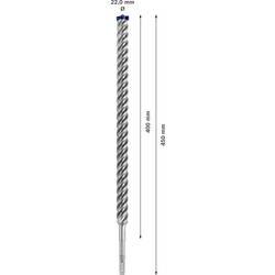 Bosch Accessories EXPERT SDS plus-7X 2608900147 wolfram-karbid příklepový vrták 1 ks 22 mm Celková délka 450 mm SDS plus 1 ks