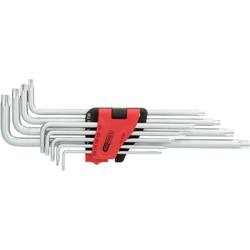 KS Tools 151.4550 TX sada klíčů T 10, T 15, T 20, T 25, T 27, T 30, T 40, T 45, T 50 9dílná