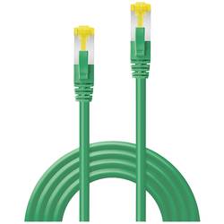 LINDY 47648 RJ45 USB kabel CAT 6A S/FTP 2.00 m zelená 1 ks