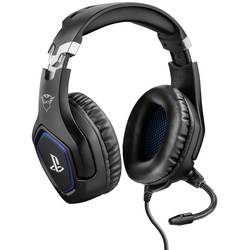 Trust GXT 488 FORZE Headset uzavřená (Over Ear) kabelová stereo černá Redukce šumu mikrofonu Vypnutí zvuku mikrofonu, regulace hlasitosti Gaming
