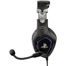 Trust GXT 488 FORZE Headset uzavřená (Over Ear) kabelová stereo černá Redukce šumu mikrofonu Vypnutí zvuku mikrofonu, regulace hlasitosti Gaming