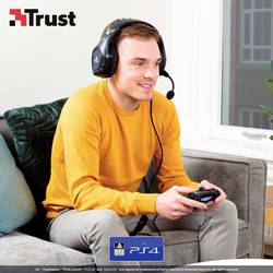 Trust GXT 488 FORZE Headset uzavřená (Over Ear) kabelová stereo černá Redukce šumu mikrofonu Vypnutí zvuku mikrofonu, regulace hlasitosti Gaming