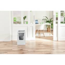 Leitz IQ Autofeed Office 150 P4 skartovačka 150 listů na kousky 4 x 30 mm P-4 44 l Křížový řez kancelářské sponky, sponky do sešívačky, kreditní karty