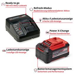 Einhell 4512147 PXC-Starter-Kit akumulátor do nářadí a nabíječka 18 V 5.2 Ah Li-Ion