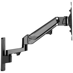 Digitus DA-90428 držák na zeď pro monitor 1 Displej: (s) 43,2 cm (17) - 114,3 cm (45) černá odnímatelný, otočný, nastavitelná výška, naklápěcí, otočný