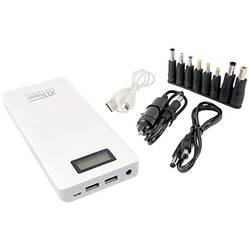 XTPower XT-16000 QC3 powerbanka Li-Ion, 15600 mAh, Quick Charge 3.0, USB, DC zásuvka 3,5 mm, bílá, Indikátor stavu