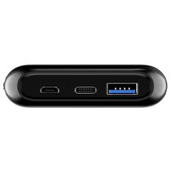 Energizer Ultimate powerbanka Li-Pol, 10000 mAh, Dodávka energie, USB-A, USB-C®, microUSB, černá, Indikátor stavu
