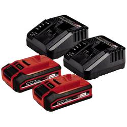 Einhell RASARRO 36/34 (2x3,0Ah) Power X-Change akumulátor Akumulátorová sekačka vč. 2. Nabíječka, + 2. akumulátor 3 000 mAh 18 V šířka sekání 34 mm Určen pro
