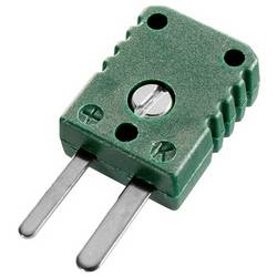 B + B Thermo-Technik Miniaturní konektor typu k, zelený | -50…+120 °C. zelená Množství: 1 ks