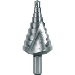 RUKO 101092 101092 HSS stupňovitý vrták Celková délka 79 mm Trojboká stopka 1 ks